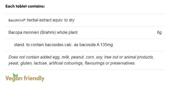 Super Brahmi 6000 by Herbs of Gold - Image 2