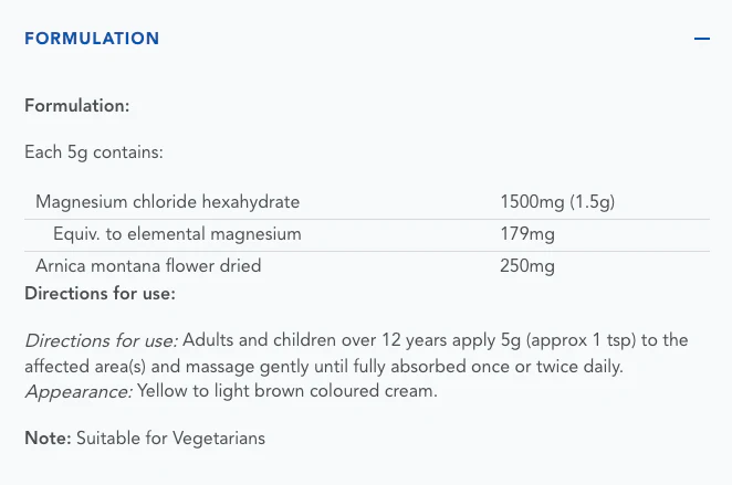 Super Magnesium Cream by Caruso's Natural Health - Image 2