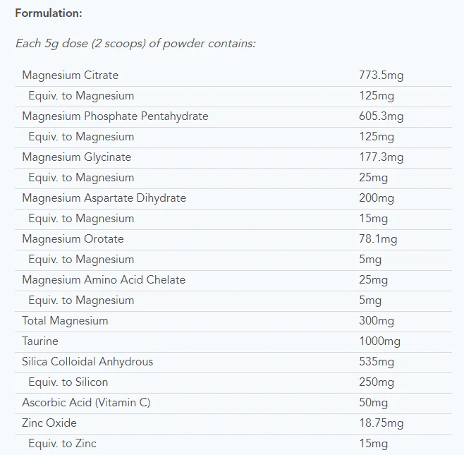 Super Magnesium Powder by Caruso's Natural Health - Image 3