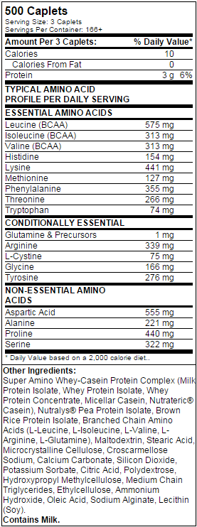Super Protein Amino 6000 by Dymatize - Image 3