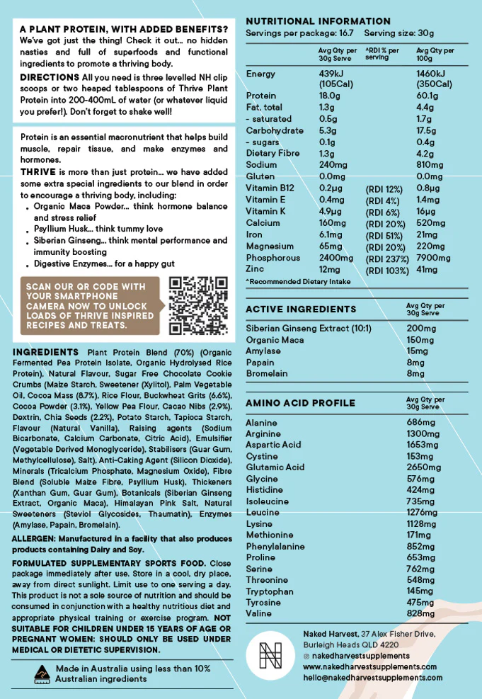 Thrive Plant Protein by Naked Harvest - Image 5