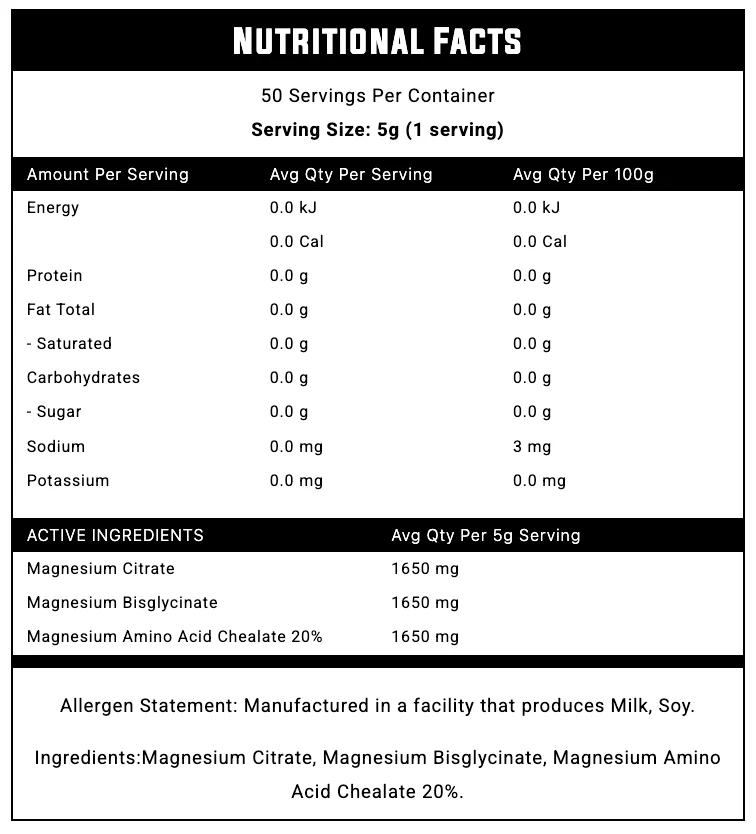 Triple Magnesium by Nexus Sports Nutrition - Image 3