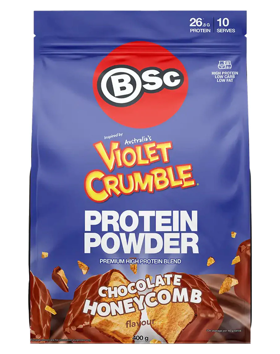 Violet Crumble Whey Protein by BSc Supplements