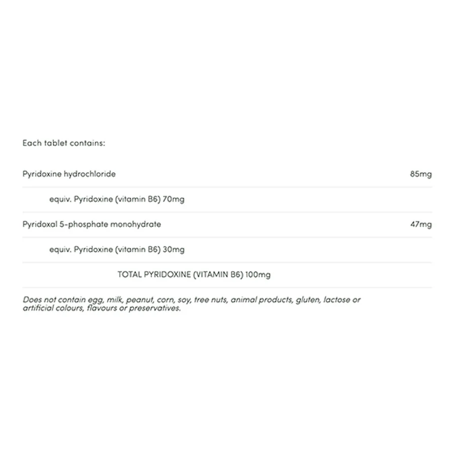 Vitamin B6 100mg by Herbs of Gold - Image 2