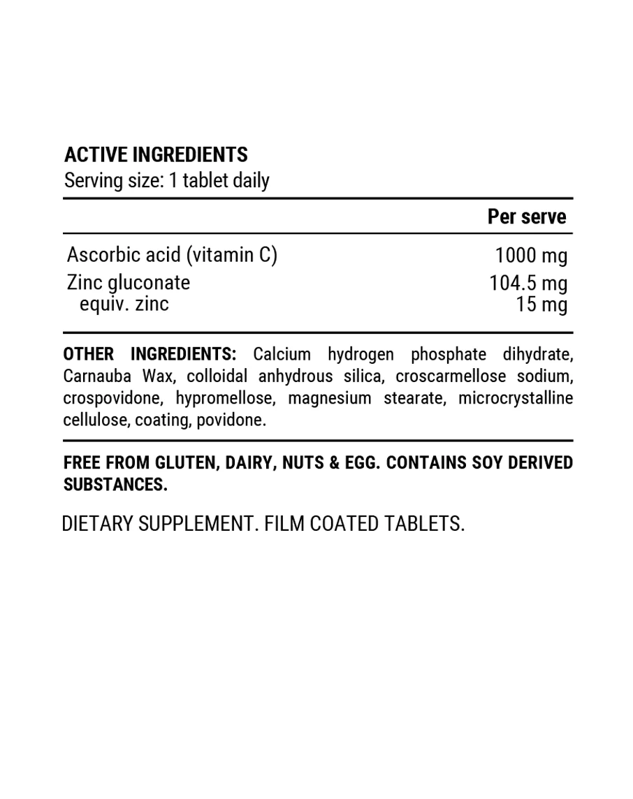 Vitamin C + Zinc by Pillar Performance - Image 2