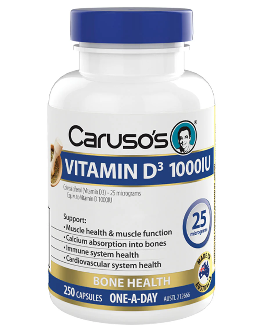 Vitamin D3 1000 by Caruso's Natural Health