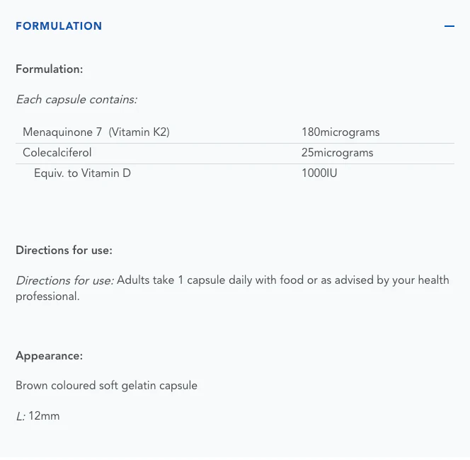Vitamin K2 + D3 by Caruso's Natural Health - Image 2