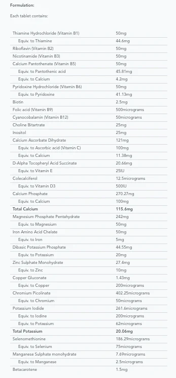Womens Super Multi by Caruso's Natural Health - Image 2