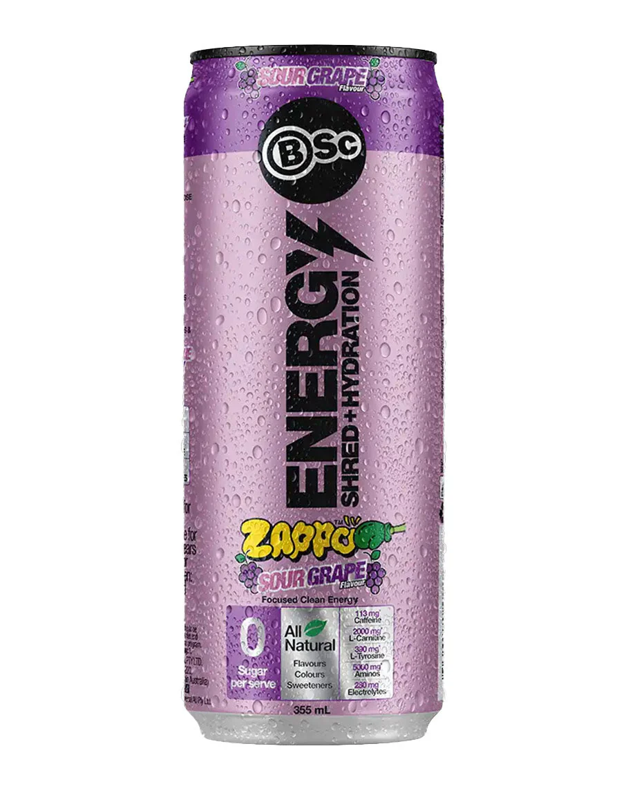 Zappo Energy Shred + Hydration RTD Drink by BSc Supplements