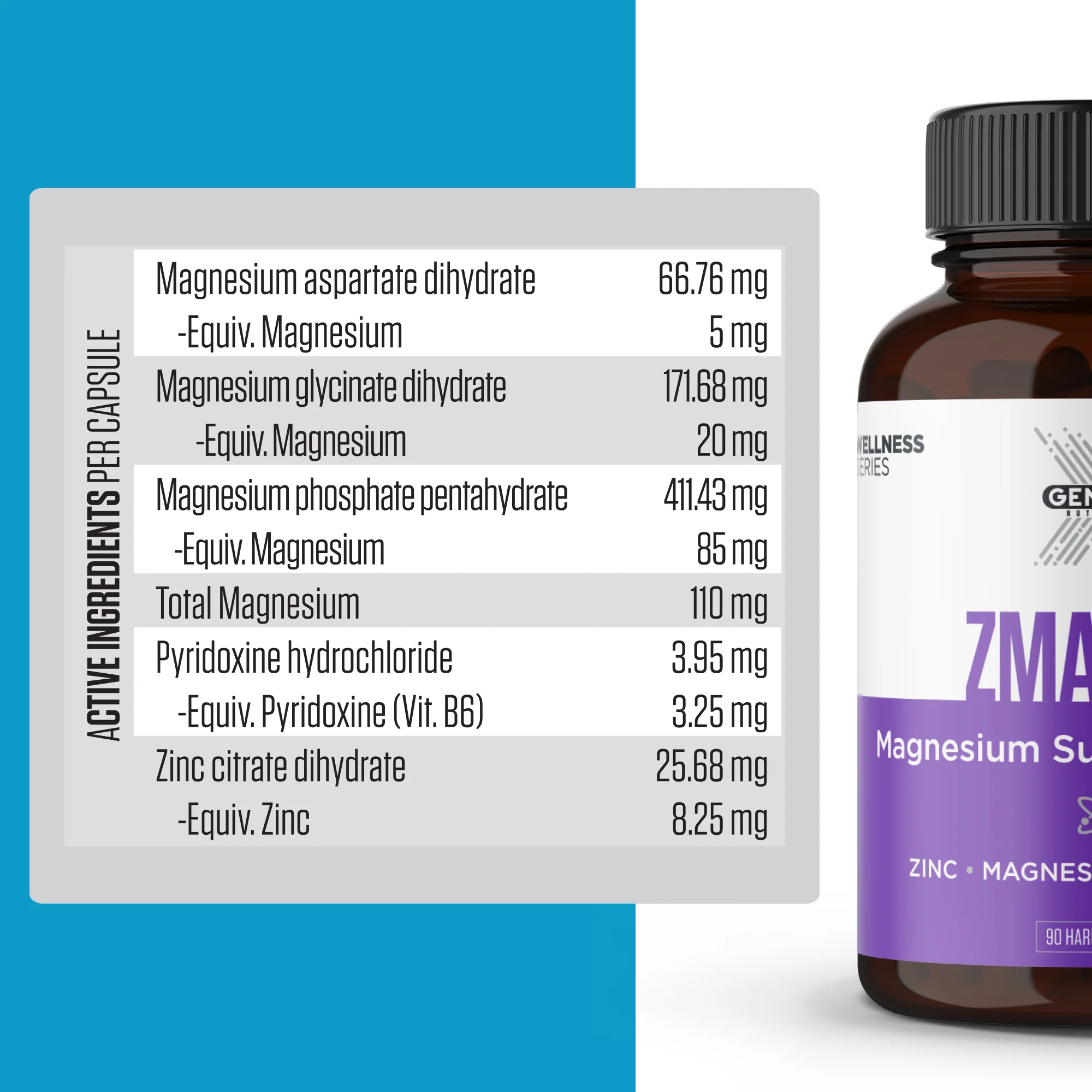 ZMA Pro by Genetix Nutrition - Image 2